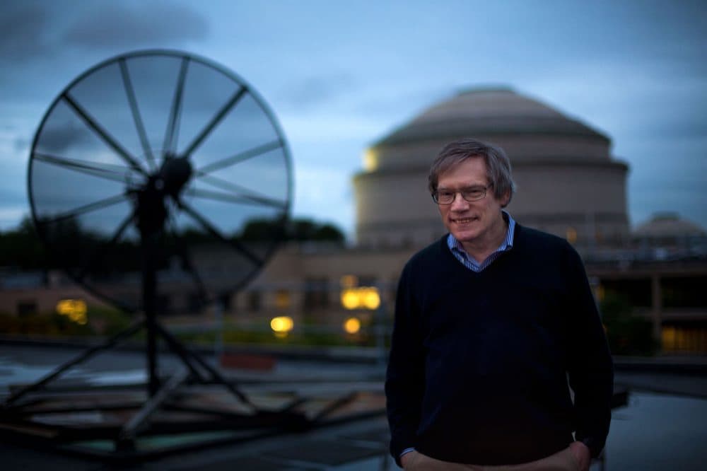 MIT physicist Alan Guth's “inflation” is accepted as the most plausible explanation for the evolution of the universe. (Jesse Costa/WBUR)
