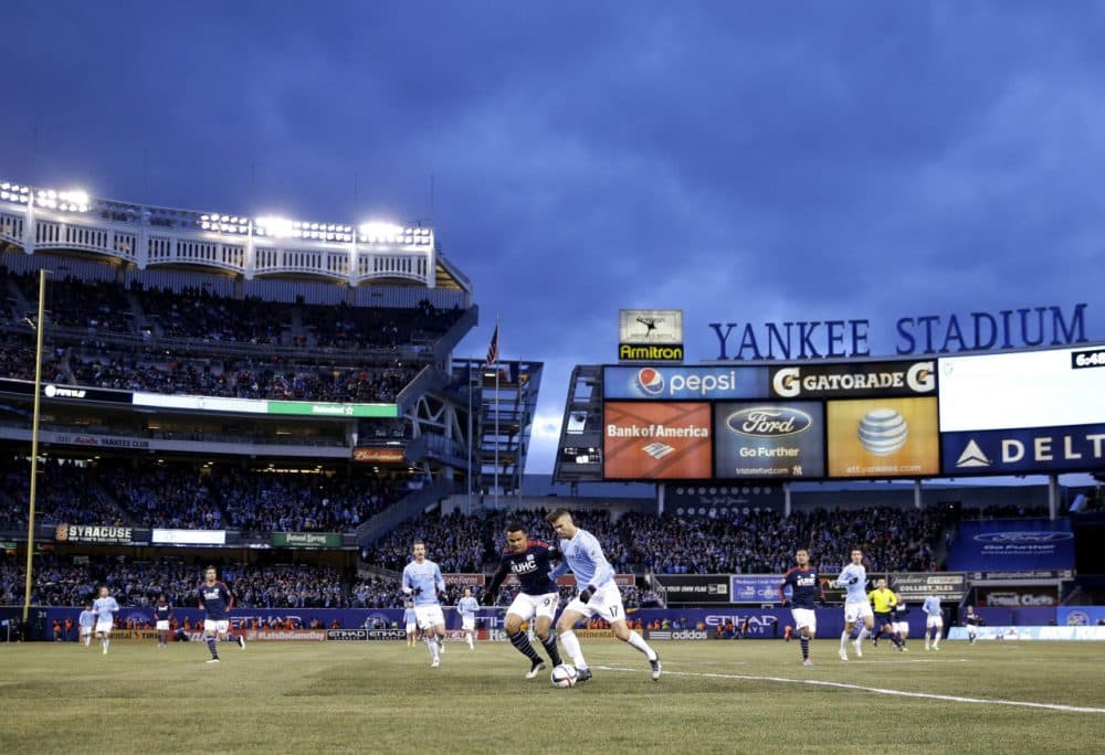 The New England Revolution played New York City FC at Yankee Stadium. (Seth Wenig/AP)