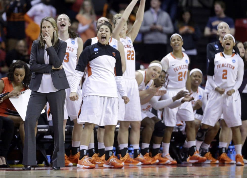 Courtney Banghart and the Princeton women's basketball team finished 31-1, winning a game in the NCAA tournament for the first time in program history. (Patrick Semansky/AP)