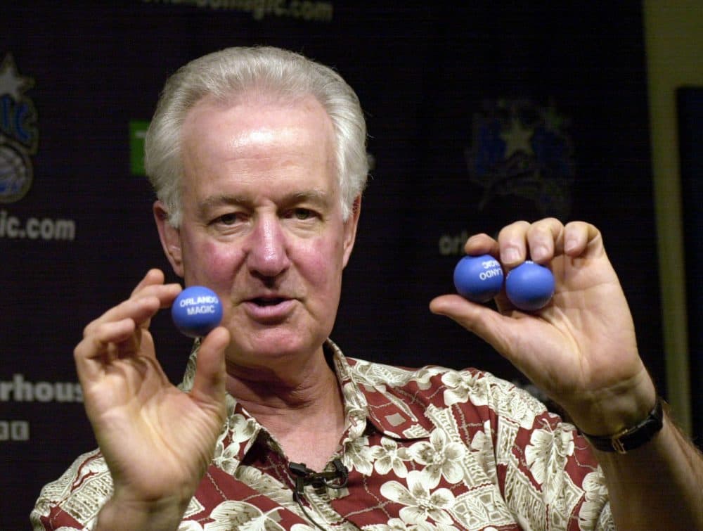 Orlando Magic Senior Vice President Pat Williams knows a thing or two -- or three -- about winning the draft lottery. The Magic have received the No. 1 overall pick three times. (Peter Cosgrove/AP)