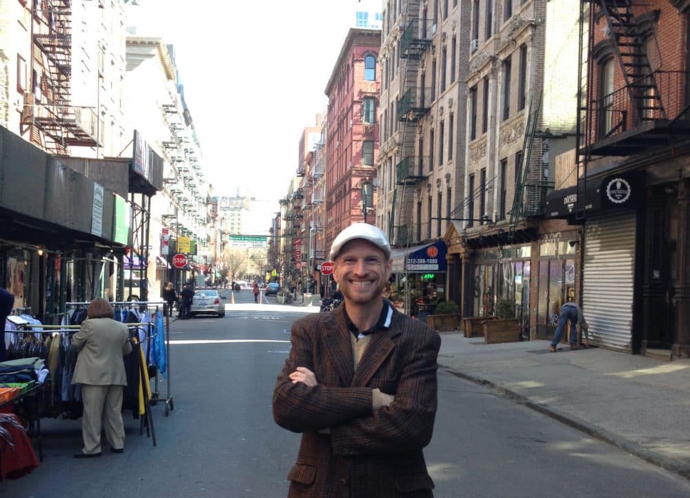 Adam Steinberg is a historian and tour guide with the Lower East Side Tenement Museum. (Jeremy Hobson)