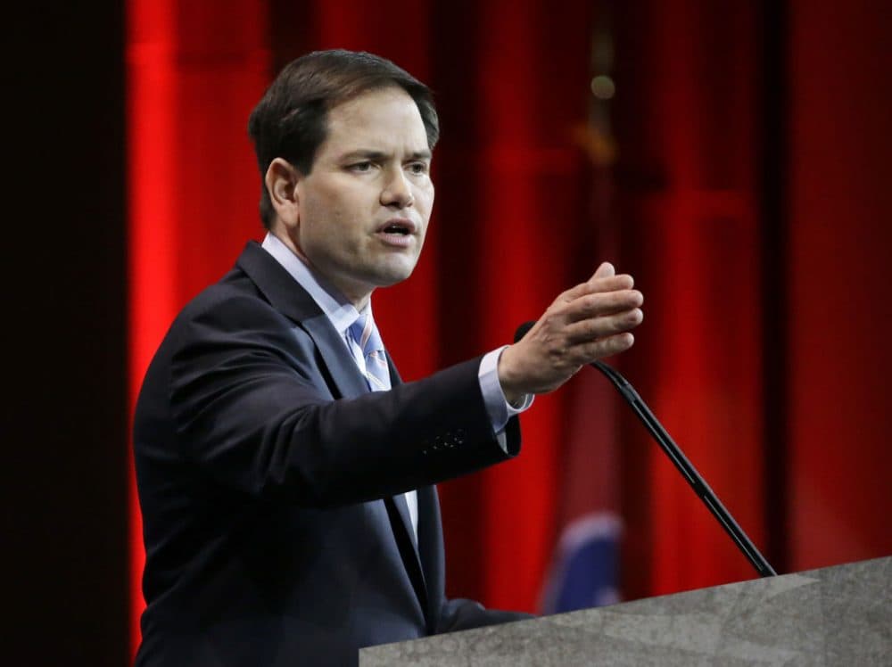 Florida Sen. Marco Rubio is telling his top donors he is running for president. (Mark Humphrey/AP)