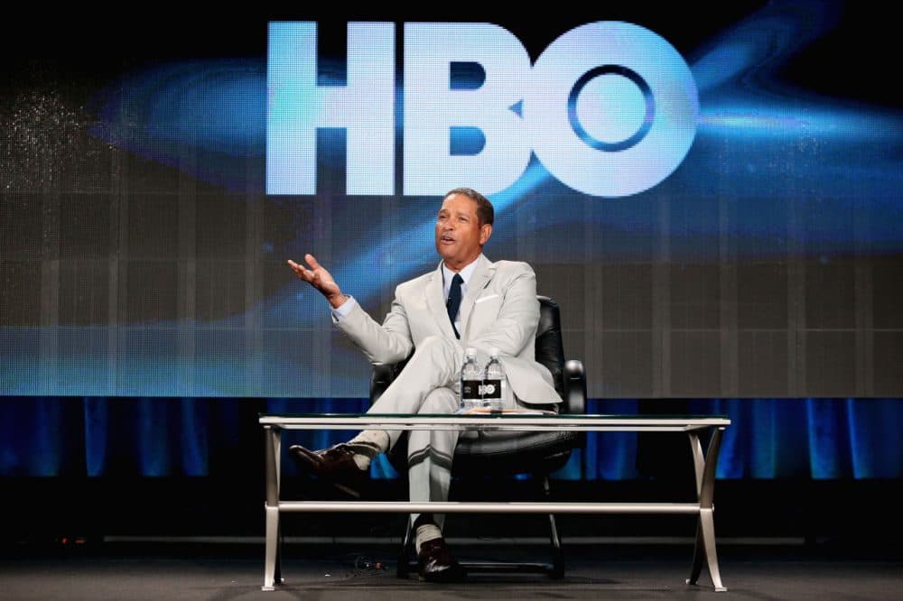 Host Bryant Gumbel speaks onstage during the 'Real Sports with Bryant Gumbel' panel at the HBO portion of the 2015 Winter Television Critics Association press tour at the Langham Hotel on January 8, 2015 in Pasadena, California. (Frederick M. Brown/Getty Images)