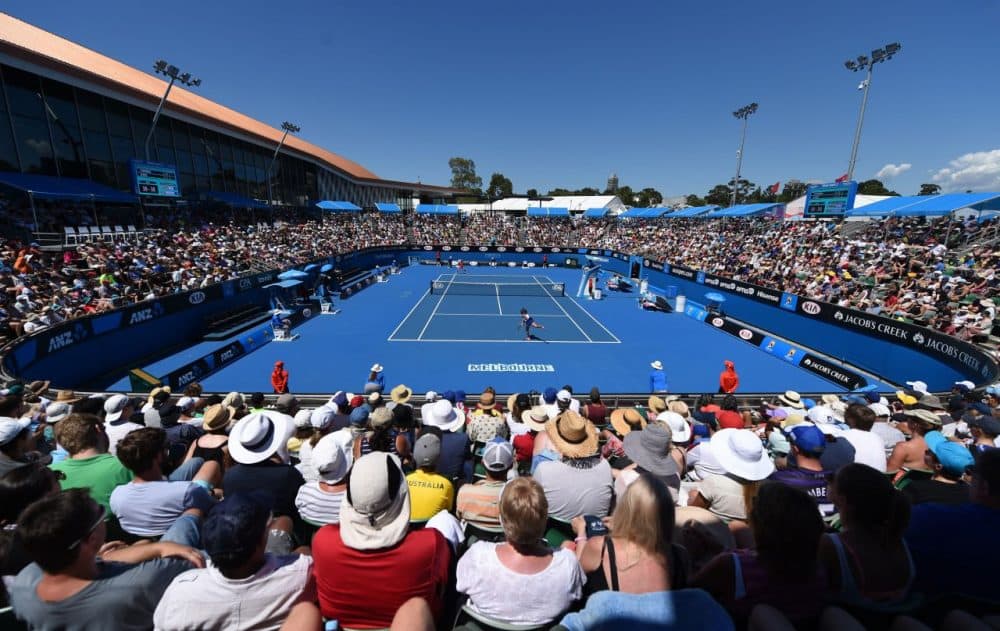 Crowds at tennis matches are typically quiet. The Big 12 is trying to change that. (Mal Fairclough/Getty Images)