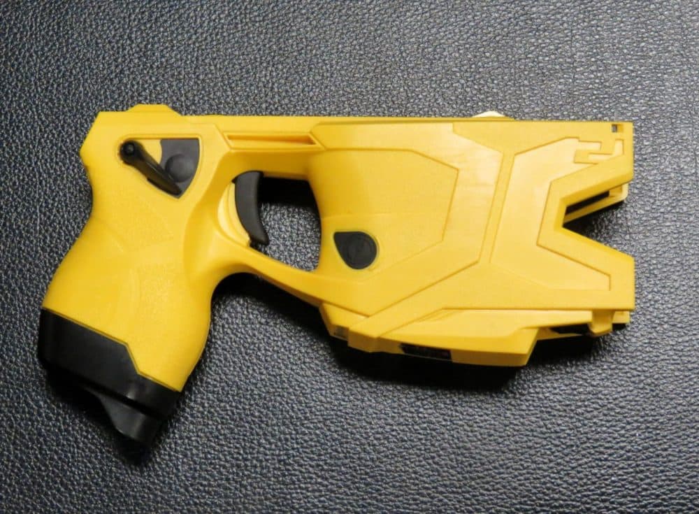 A Taser used by the Tempe Police Department. (Courtesy of Casey Kuhn)