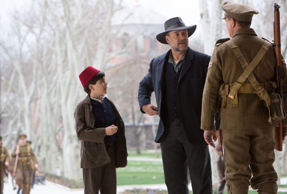 Russell Crowe directs and stars as Joshua Connor in the drama &quot;The Water Diviner.&quot; (Warner Bros. Pictures)