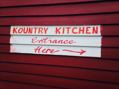 The Kountry Kitchen in Indianapolis serves soul food. (Peter O'Dowd/WBUR) 