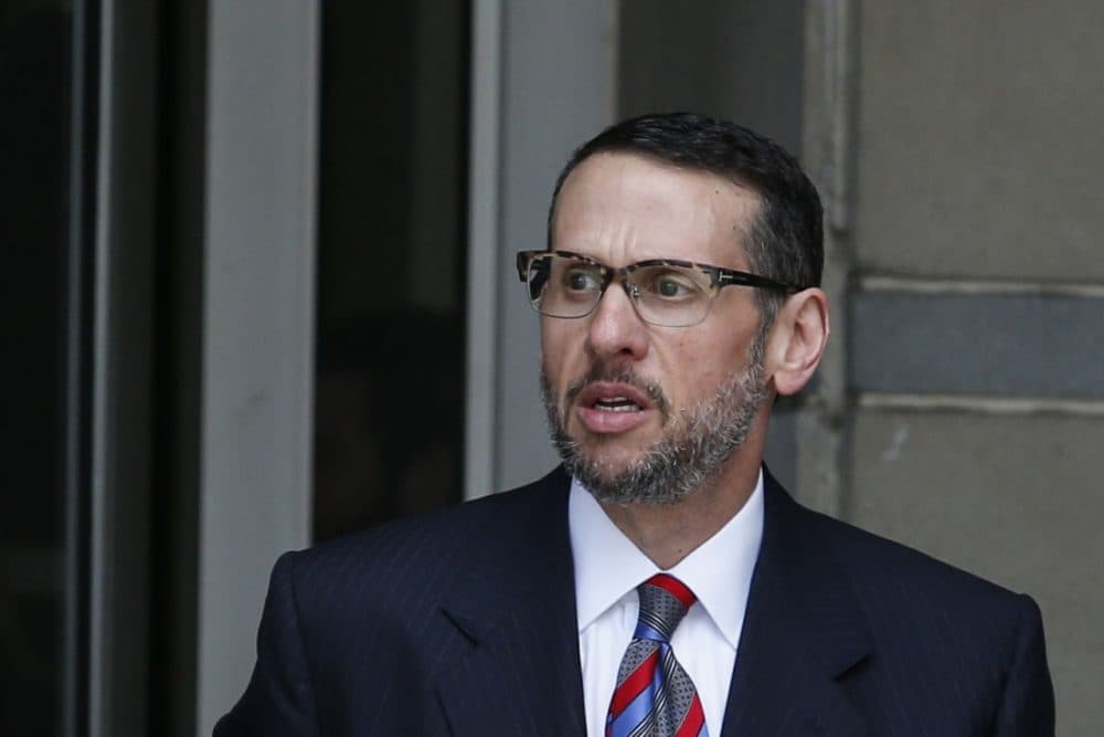 David Wildstein, former Port Authority appointee of New Jersey Gov. Chris Christie, leaves the Federal Court on May 01, 2015 in Newark. Wildstein pleaded guilty on charges after a federal probe into the George Washington Bridge Case. (Kena Betancur/Getty Images)