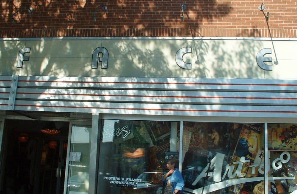 The Northampton storefront of Faces in 2004. The store has been located there since 1986. (Courtesy Mr. Weeeee/Flickr)