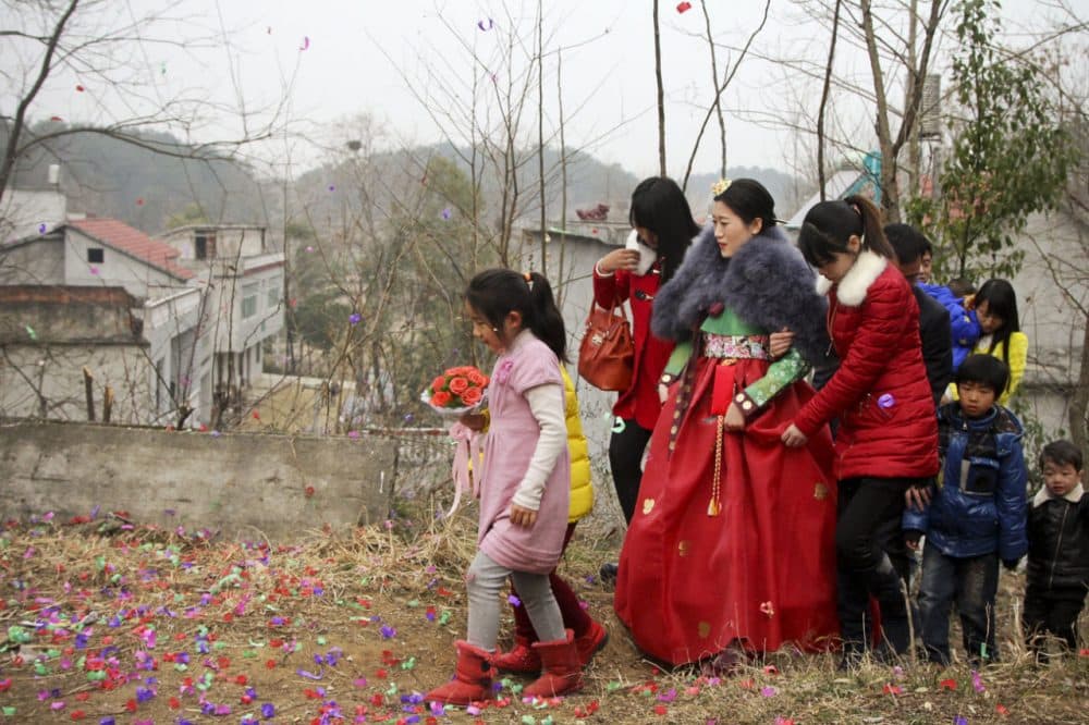 NPR’s Frank Langfitt drove a Chinese couple 500 miles to their rural wedding. (Frank Langfitt/NPR)