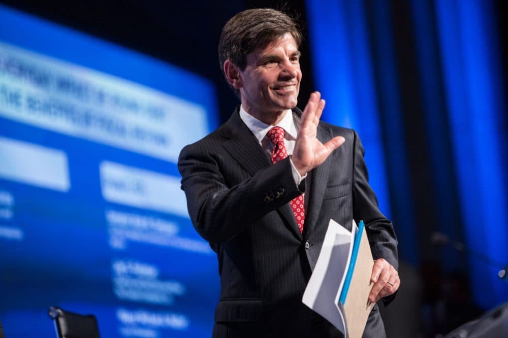 George Stephanopoulos, host of &quot;Good Morning America,&quot; walks on stage at the 2012 Fiscal Summit on May 15, 2012 in Washington, D.C. (Brendan Hoffman/Getty Images)