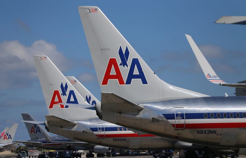 American Airline planes are seen at the Miami International Airport on February 7, 2013 in Miami, Florida. (Joe Raedle/Getty Images)