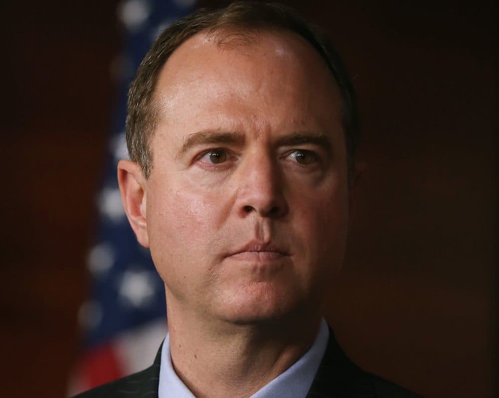 Rep. Adam B. Schiff (D-CA) participates in a during a news conference on Capitol Hill, May 21, 2014 in Washington, DC. (Mark Wilson/Getty Images)