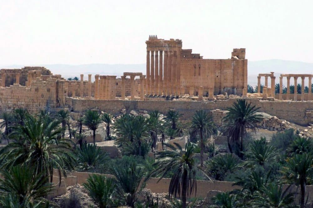 This photo released on Sunday, May 17, 2015, by the Syrian official news agency SANA, shows the general view of the ancient Roman city of Palmyra, northeast of Damascus, Syria. When Islamic State fighters routed Syrian government forces and took control of the ruins of Palmyra Thursday, May 21, 2015 morning, the ancient city became the latest archaeological heritage site to fall into the hands of the militant group. (SANA via AP)