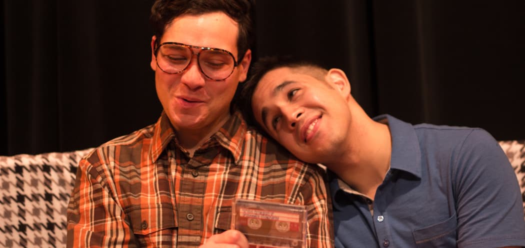 Gideon Bautista (as Kenny) and Eddie Shields (as Benji) in &quot;Edith Can Shoot Things and Hit Them.&quot; (Paul Fox)