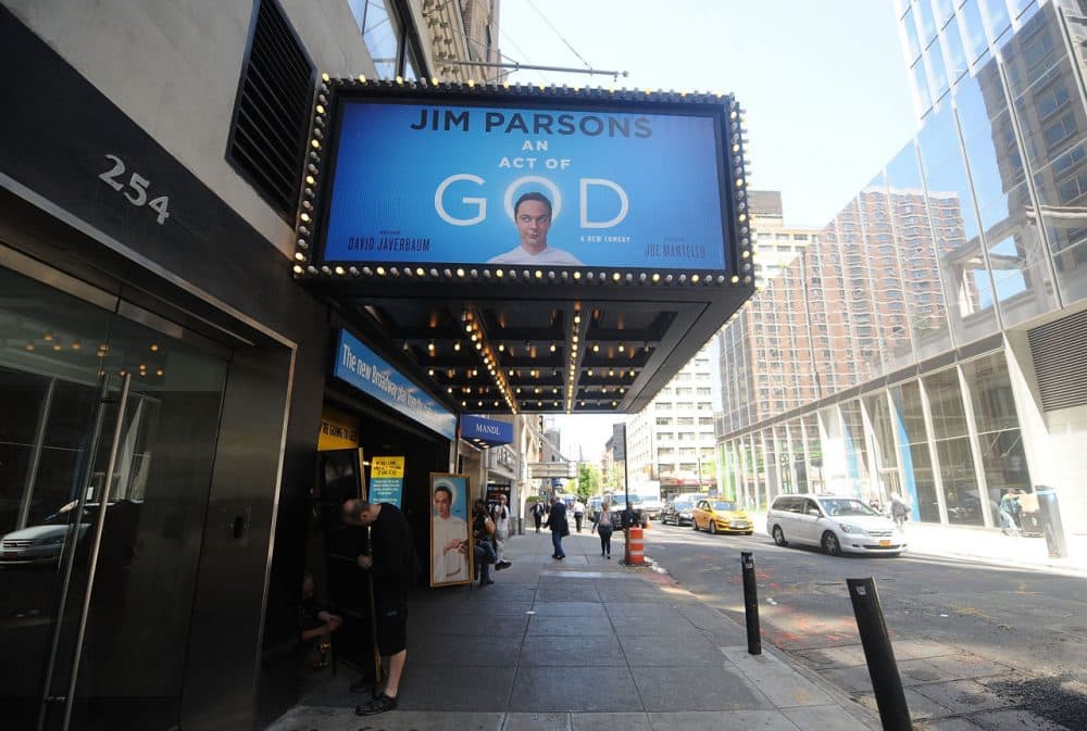 A general overview of 'An Act Of God' on May 14, 2015 in New York City. (Brad Barket/Getty Images)