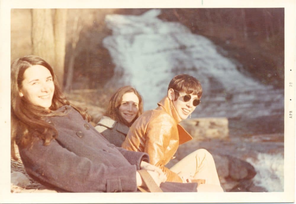 Anita Harris (center) is author of &quot;Ithaca Diaries: Coming of Age in the 1960s.&quot; She's pictured here with friends in April 1970. (Courtesy of Anita Harris)