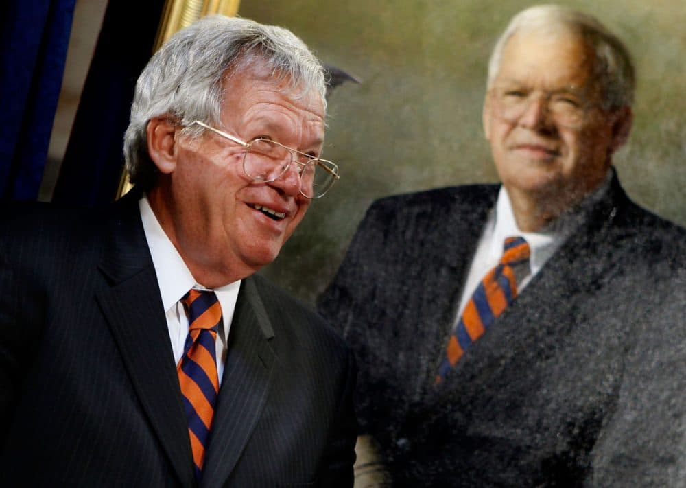 Former House Speaker Dennis Hastert of Illinois attends the unveiling of his portrait at the U.S. Capitol July 28, 2009 in Washington, DC. Hastert was the longest serving Republican speaker, holding the post  from 1999-2007.  (Chip Somodevilla/Getty Images)