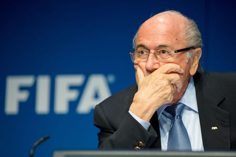 Days before the election of a new FIFA President, high-ranking executives in Sepp Blatter's organization have been arrested. (Philipp Schmidli/Getty Images)