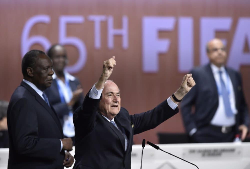 Sepp Blatter was voted as president of FIFA once again. How did he win again after the allegations that have hit the organization this week? (Michael Buholzer/Getty Images)
