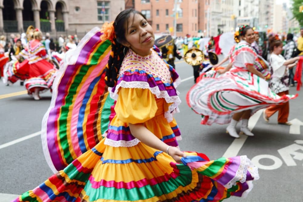 Cinco de Mayo is a Mexican holiday, but more widely celebrated in the U.S. This parade celebration was in May 2012 on Central Park West in  New York City. (Paul Stein/Flickr Creative Commons)