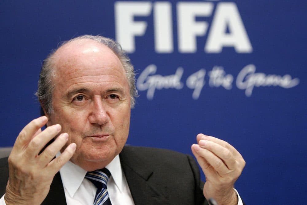 This week, Charlie Pierce weighs in with his thoughts on the FIFA scandal. (Fabrice Coffrini/AFP/Getty)