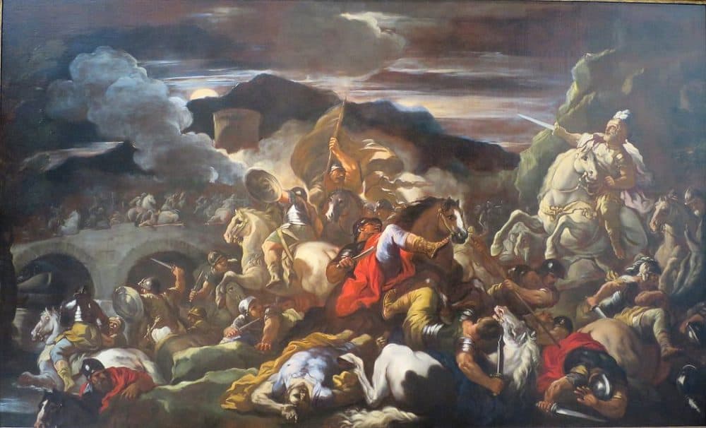 Not a good analogy for cancer: &quot;A Battle Scene&quot; by Luca Giordano, late 17th century, Norton Simon Museum. (Wikimedia Commons)