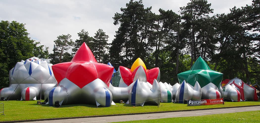 &quot;Pentalum,&quot; the inflatable, technicolor spectacle coming to Lawn on D. (Alan Parkinson)