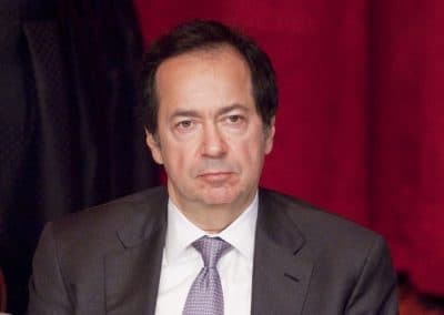 John Paulson, seen here in a 2011 photo, has given Harvard its largest-ever gift, of $400 million. (Mark Lennihan/AP)