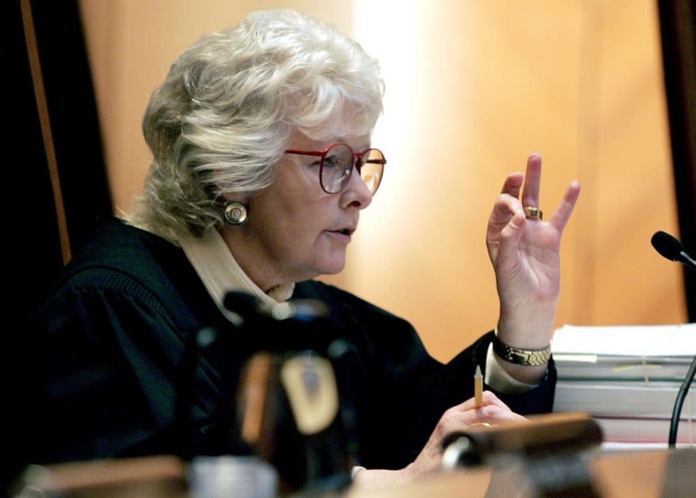 Chief Justice Margaret Marshall in 2005. (George Rizer/AP/File)