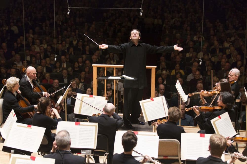 Andris Nelsons conducts the Boston Symphony Orchestra in its 2014-2015 season. (Marco Borggreve)