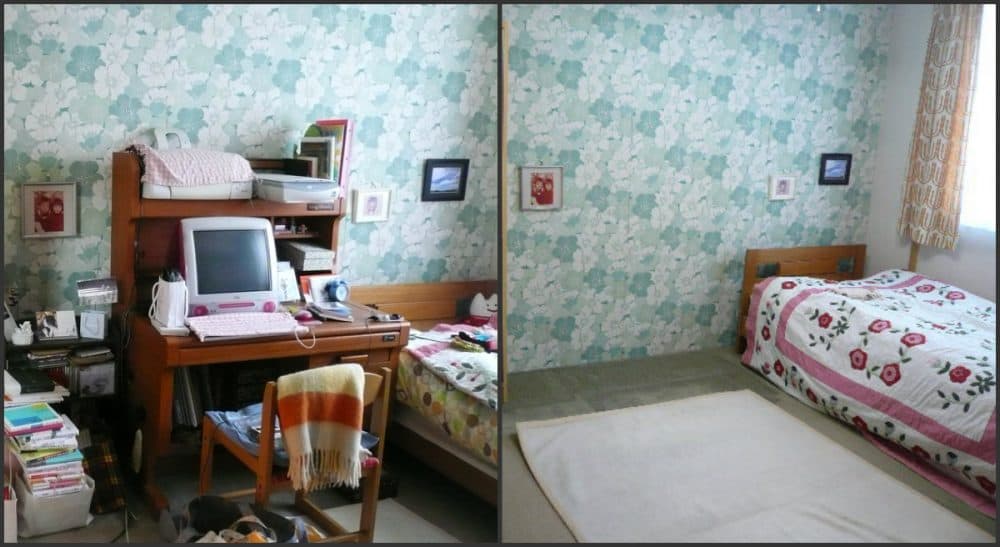 Kate Fussner: &quot;It seems simple enough, but the task of parting with every single object that no longer brings joy is a lot like saying goodbye to a life.&quot;  Pictured: Before and After. These undated photos show a client's room before it was decluttered by Marie Kondo in Japan. Kondo is the author of the book &quot;The Life - Changing Magic of Tidying Up.&quot; (Ten Speed Press/AP) 