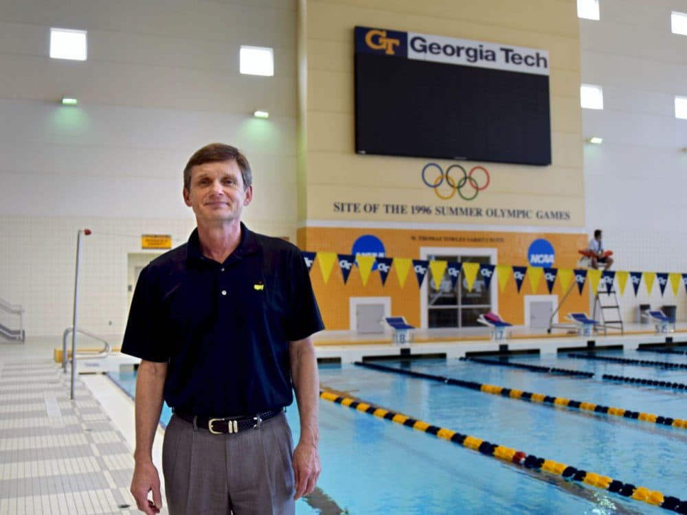 &quot;I believe we got a pretty good return,&quot; says Georgia Institute of Technology campus recreation director Mike Edwards, who managed the aquatics center during the 1996 Atlanta Olympics. (Alison Guillory for WBUR)
