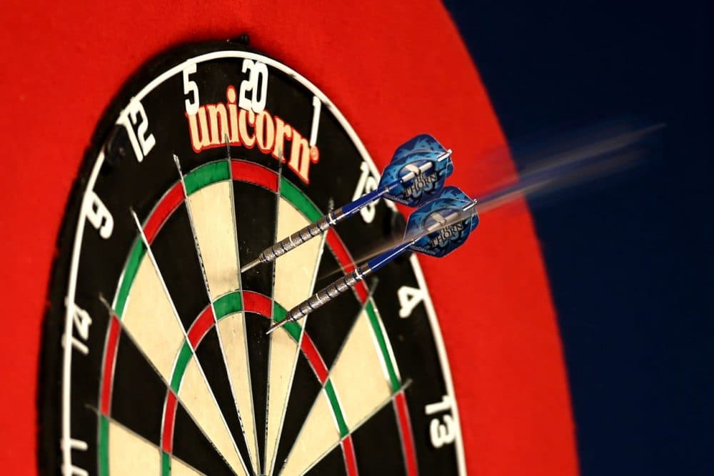 What happens when a rival student tells you whether you hit the bullseye or not? (Jordan Masnfield/Getty Images)