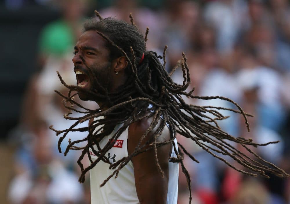 Dustin Brown, currently ranked 102, was previously best known for his hair. (Ian Walton/Getty Images)