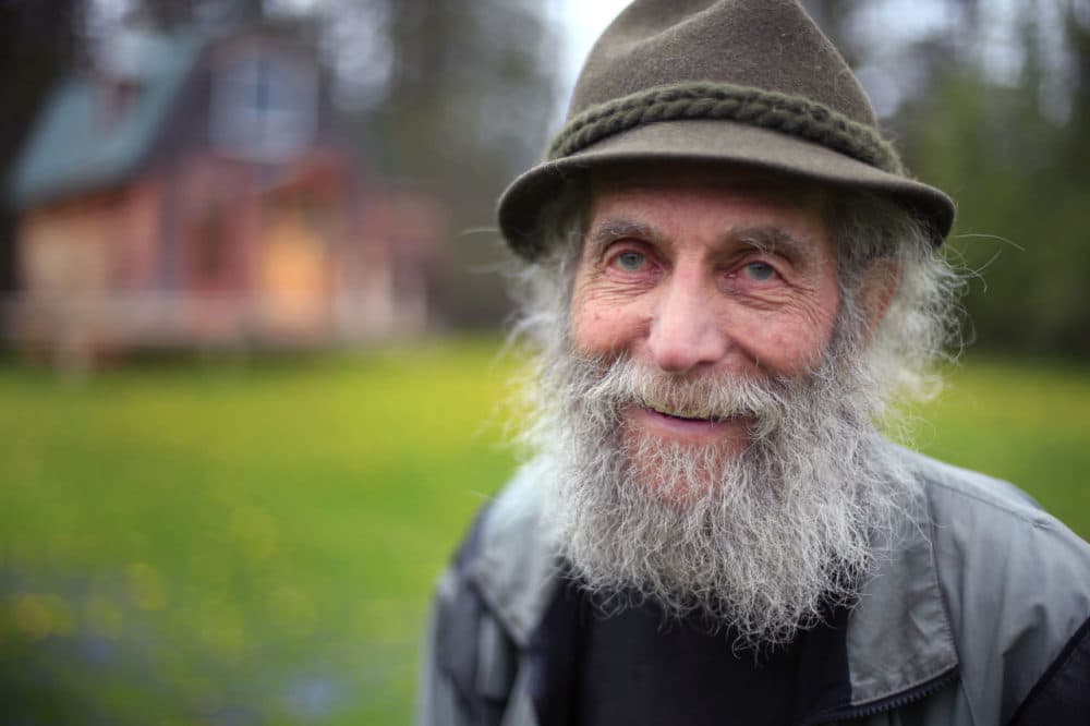In May 23, 2014, file photo, Burt Shavitz poses for a photo on his property in Parkman, Maine. Shavitz, a former beekeeper, is the Burt behind Burt's Bees. (Robert F. Bukaty/AP)