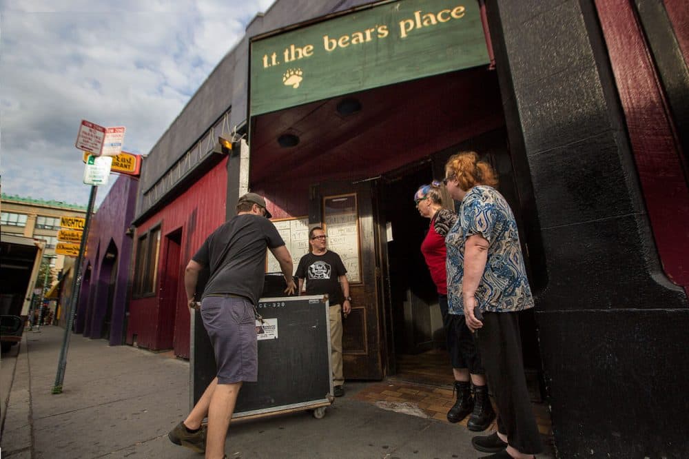 T.T. the Bear's, which has been a staple of Greater Boston's music scene since it opened in 1984, hosts its final shows this weekend. (Jesse Costa/WBUR)