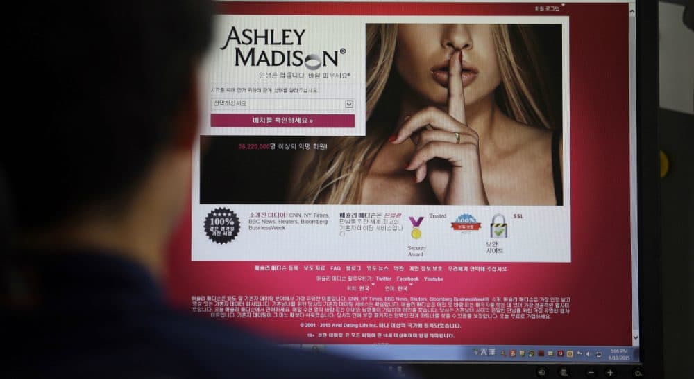 An open letter to the online adultery site from someone who is totally not a member. (Lee Jin-man/AP)
