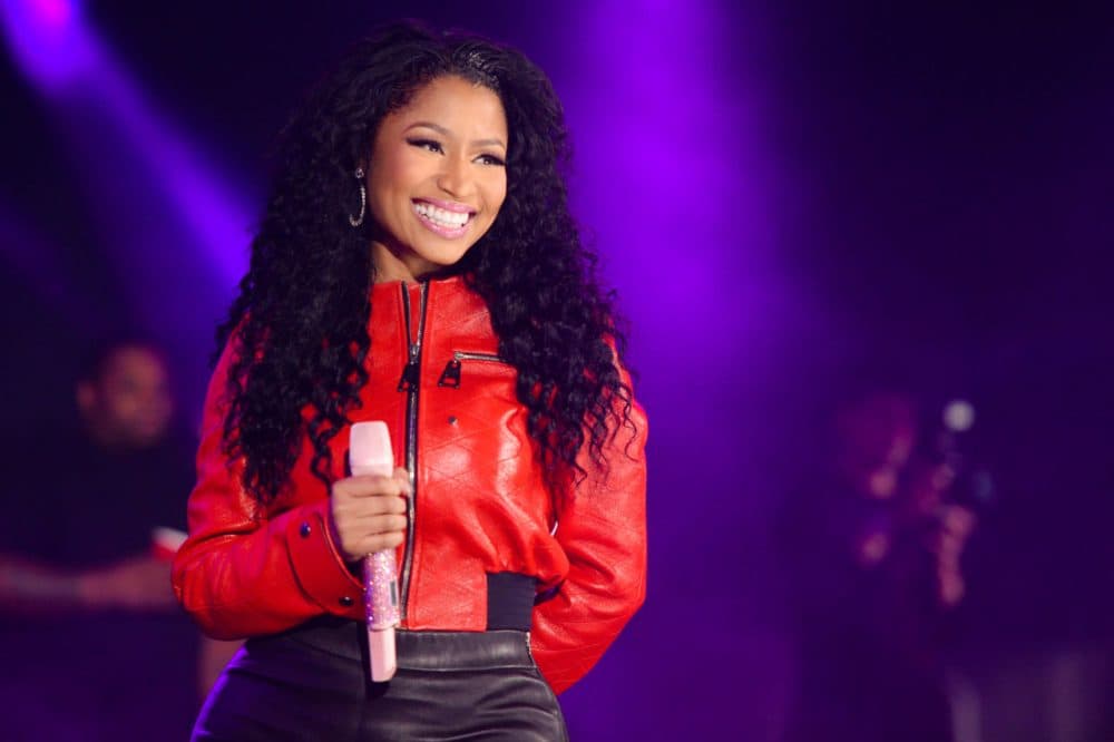 Nicki Minaj performs at the 2015 Hot 97 Summer Jam at MetLife Stadium on Sunday, June 7, 2015, in East Rutherford, New Jersey. (AP/Scott Roth)