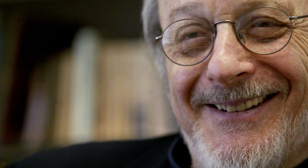 Novelist E.L. Doctorow, pictured here in April 27, 2004, relentlessly challenged convention, insisting that we open our eyes and hearts. According to Doctorow's son Richard, the author died Tuesday, July 21, 2015, in New York from complications of lung cancer. He was 84. (Mary Altaffer/AP)