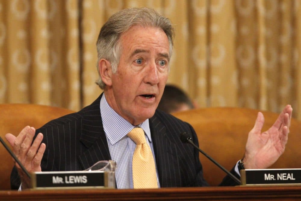 Rep. Richard Neal, D-Mass., asks a question during a House Ways and Means Committee hearing. (Jacquelyn Martin/AP)