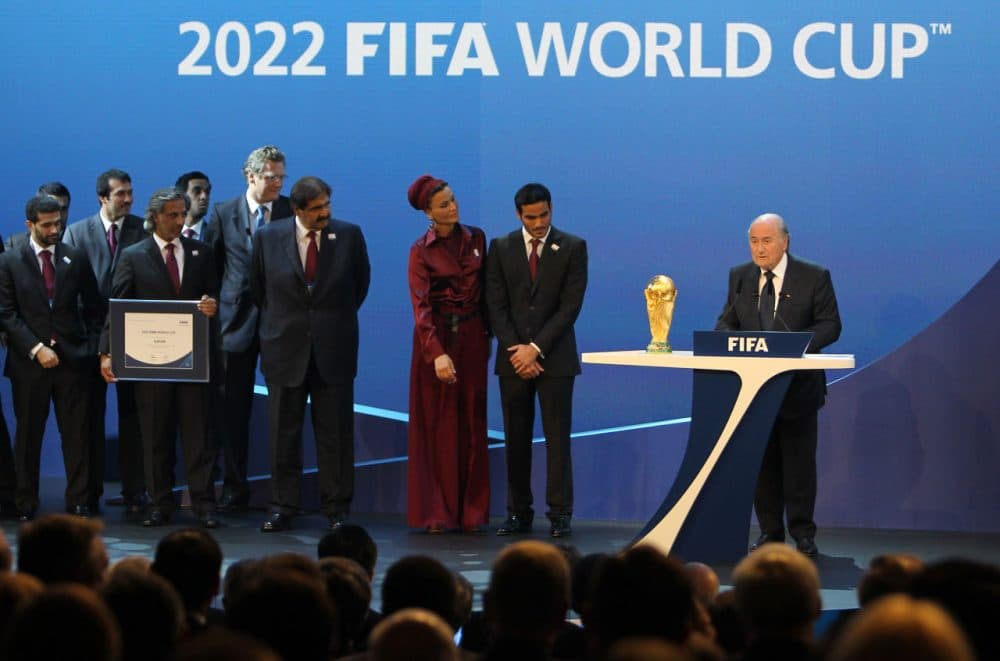 The 2022 FIFA World Cup is set to take place in Qatar. The competition is scheduled to begin in November, which is right in the middle of European league seasons and could cost those leagues millions of dollars. (Karim Jaafar/AFP/Getty Images)