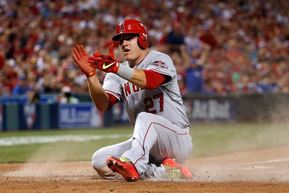 Mike Trout has been the MVP of the last two All-Star games. What would have happened if he didn't play?  Charlie Pierce and Bill Littlefield discuss in &quot;The Week in Sports.&quot; (Rob Carr/Getty Images)