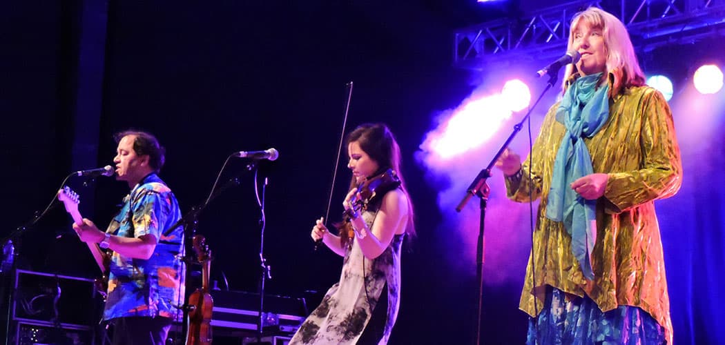 Maddy Prior (right) sings with the English folk-rock band Steeleye Span. (Stephen Cooke)