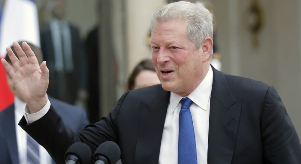 Al Gore definitely has the established bona fides to take another crack at the presidency. But is such a quest politically wise or even realistic? In this picture, the former vice president waves to the media after his meeting with French president Francois Hollande, at the Elysee Palace in Paris, France, Monday, May 18, 2015. (Francois Mori/AP)