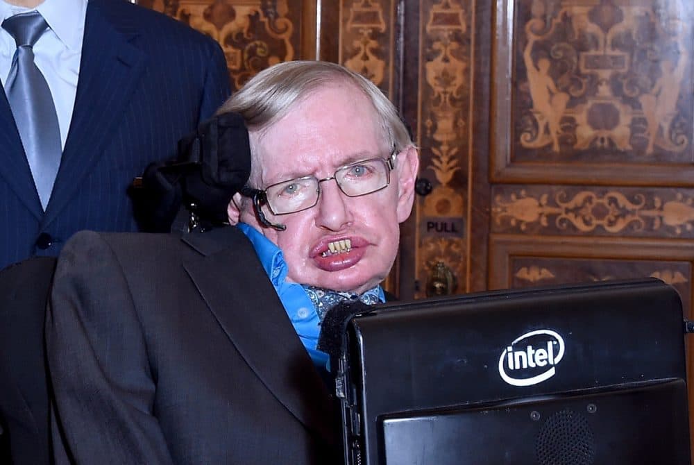 Theoretical physicist Stephen Hawking is pictured on July 20, 2015 in London, England. (Stuart C. Wilson/Getty Images for Breakthrough Initiatives)