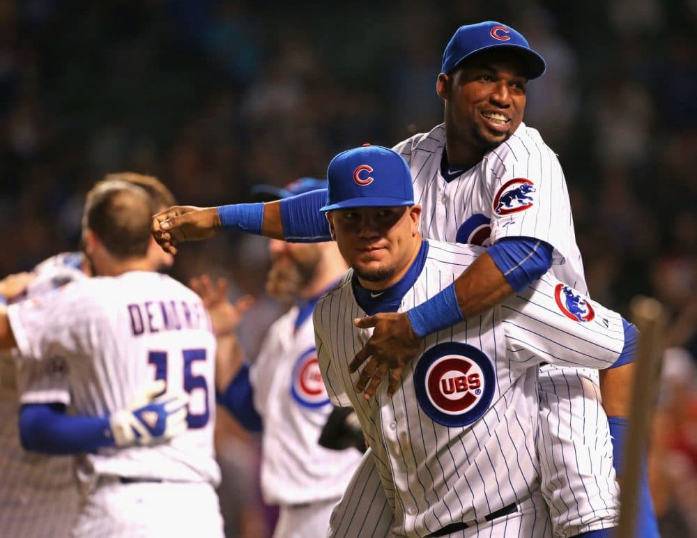 Don't celebrate too soon! But the Chicago Cubs just might make the play-offs this year. (Jonathan Daniel/Getty Images)