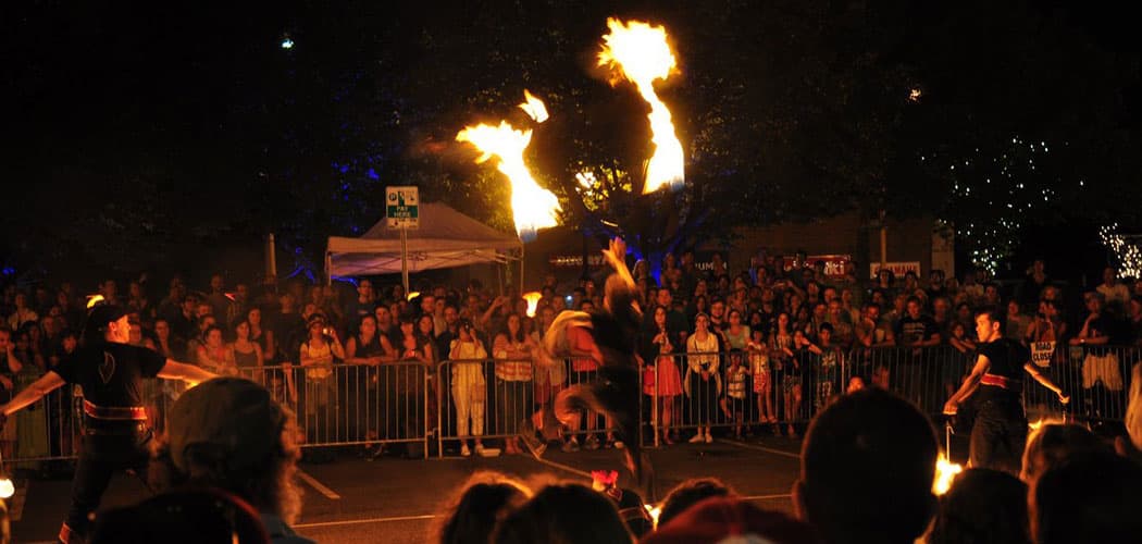The “Ignite! A Global Street Food and Fire Festival” in Somerville. (Jo Oltman)