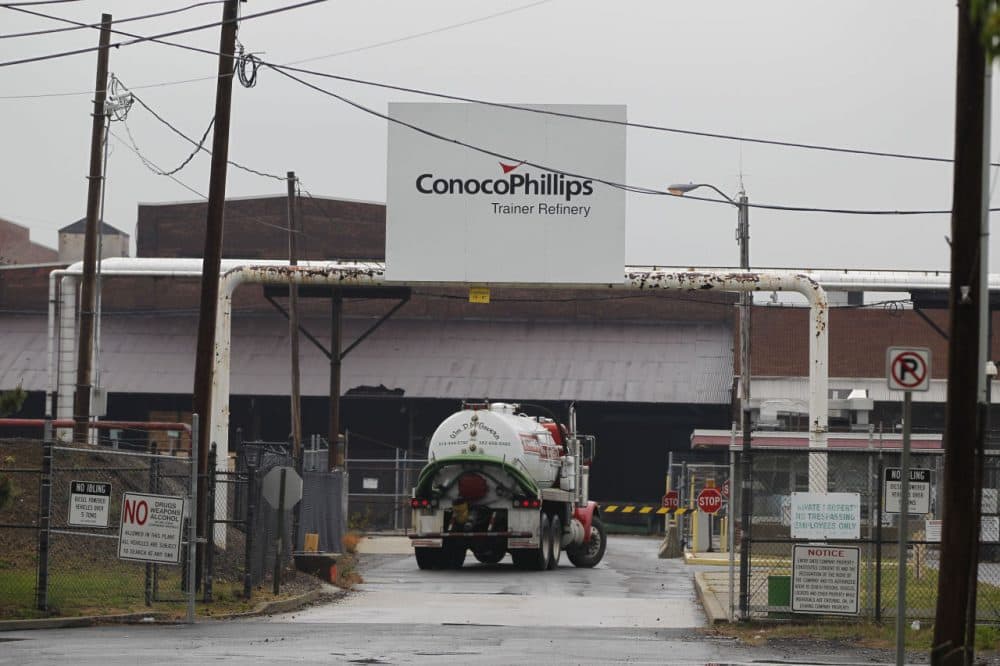 A truck drives into the ConocoPhillips refinery, Tuesday, May 1, 2012, in Trainer, Pa. Delta Air Lines Inc. Monday, said it will buy the refinery as part of an unprecedented deal that it hopes will cut its jet fuel bill. (Matt Rourke/AP)