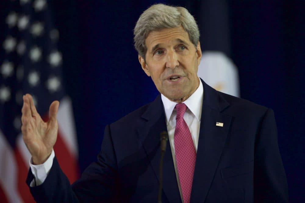 U.S. Secretary of State John Kerry delivers a speech on the nuclear agreement with Iran at the National Constitution Center on September 2, 2015 in Philadelphia, Pennsylvania. U.S. Sen. Barbara Mikulski (D-MD) announced her support for the Iran nuclear deal, becoming the 34th Democratic senator to back the president. (Mark Makela/Getty Images)